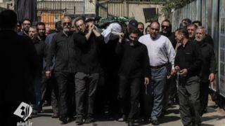 تصاویر اختصاصی الف از مراسم تشییع دکتر احمد توکلی