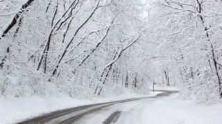 تصاویر بارش شدید برف در روز گذشته