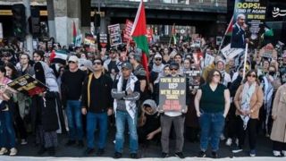 حمایت گسترده اهالی ملبورن از فلسطین و غزه