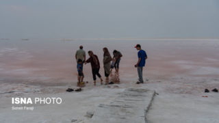 دریاچه ارومیه در آستانه خشکی کامل