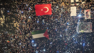 تظاهرات گسترده حمایت از غزه در استانبول تظاهرات گسترده حمایت از غزه در استانبول