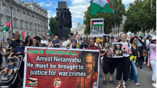 تظاهرات ضد صهیونیستی مردم انگلیس در لندن تظاهرات ضد صهیونیستی مردم انگلیس در لندن