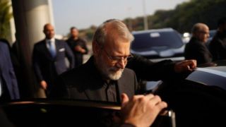 دیدار لاریجانی با رئیس‌جمهور لبنان