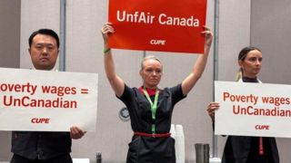 تعلیق تمام پروازهای «ایرکانادا» در پی اعتصاب مهمانداران