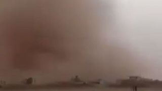 طوفان شن در صلاح الدین عراق طوفان شن در صلاح الدین عراق