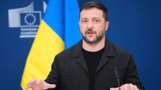 زلنسکی در بدو ورود به واشنگتن: تمایل شدیدی برای پایان سریع و قابل اعتماد این جنگ داریم