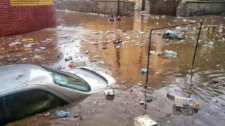 بارش شدید باران و وقوع سیل مهیب در یمن