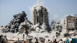 بمباران باشگاه فوتبال مقابل چشم یوفا بمباران باشگاه فوتبال مقابل چشم یوفا