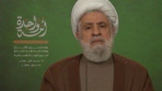 شیخ نعیم قاسم: حمایت ایران از فلسطین، از مهمترین شاخصهای وحدت اسلامی است شیخ نعیم قاسم: حمایت ایران از فلسطین، از مهمترین شاخصهای وحدت اسلامی است