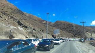 جاده چالوس پس از پنج روز دوطرفه شد جاده چالوس پس از پنج روز دوطرفه شد