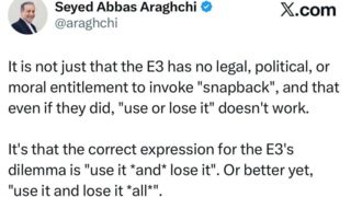 توصیه عراقچی به سه کشور اروپایی؛ استفاده کنی همه چیز از دستت رفته!