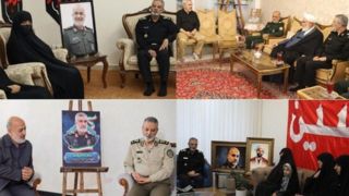 دیدار سرلشکر موسوی با خانواده فرماندهان شهید جنگ تحمیلی ۱۲روزه