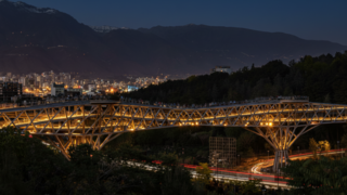 پل طبیعت پنجشنبه شب طلایی می‌شود