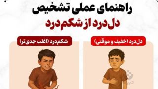 راهنمای تشخیص بین دل‌درد و شکم‌درد