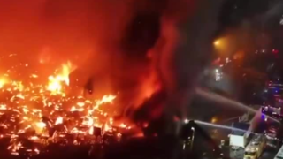 آتش‌سوزی وحشتناک در فیلیپین