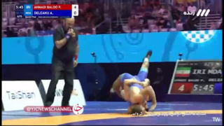 پیام احمدی با لوله کردن حریف، راهی نیمه نهایی شد پیام احمدی با لوله کردن حریف، راهی نیمه نهایی شد