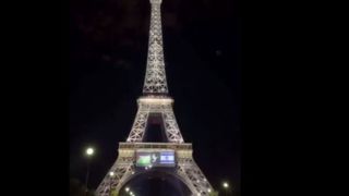 نماش پرچم‌ فلسطین و اسرائیل روی برج ایفل!