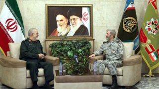 دیدار فرمانده کل سپاه با فرمانده کل ارتش