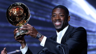 دمبله، توپ طلا را از آن خود کرد دمبله، توپ طلا را از آن خود کرد