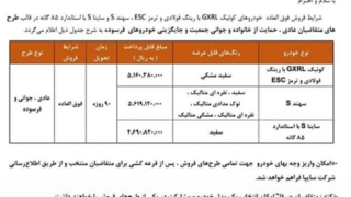 آغاز ثبتنام فروش فوقالعاده سایپا و پارسخودرو آغاز ثبتنام فروش فوقالعاده سایپا و پارسخودرو