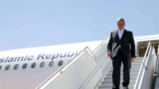 فیلم لحظه ورود رئيس جمهور به نیویورک