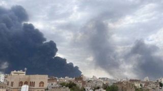 حمله تجاوزکارانه رژیم صهیونیستی به صنعا حمله تجاوزکارانه رژیم صهیونیستی به صنعا