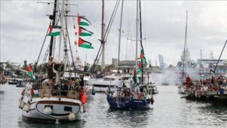 تهدید رژیم صهیونیستی به توقیف «ناوگان جهانی پایداری» در مسیر غزه