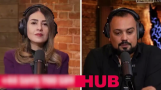 فحاشی مجری من‌و‌تو در پی رسوایی ارتباط غیراخلاقی همسر رضا پهلوی با تام مورلی در پخش زنده!