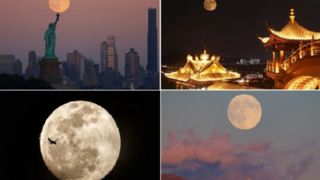 زیباترین تصاویر از اولین ابرماه سال زیباترین تصاویر از اولین ابرماه سال