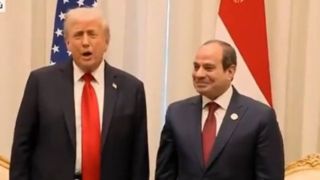 ترامپ مقابل دوربین‌ها با رئیس‌جمهور مصر دست نداد