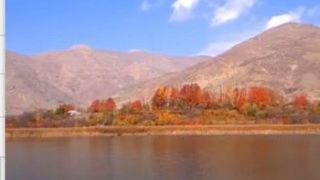 دریاچه زیبا و چشم گیر اوان در الموت 