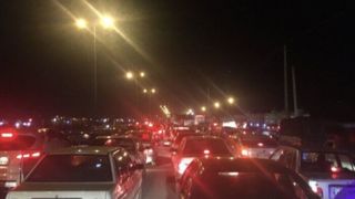 ترافیک فوق سنگین شبانه در کندوان