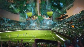 اولین استادیوم هوایی جهان در ارتفاع ٣۵٠ متری سطح زمین ! اولین استادیوم هوایی جهان در ارتفاع ٣۵٠ متری سطح زمین !