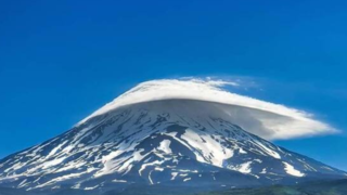 نمایی تماشایی از قله دماوند