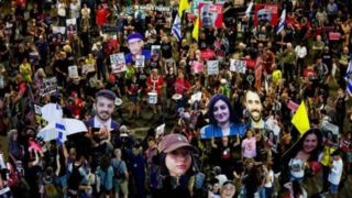 تظاهرات در تلآویو برای کناره گیری نتانیاهو از قدرت تظاهرات در تلآویو برای کناره گیری نتانیاهو از قدرت