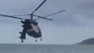 سقوط بالگرد روسیه در ساحل خزر سقوط بالگرد روسیه در ساحل خزر