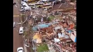 گردباد عظیم در برزیل با ۶ کشته و ۶۰۰ زخمی