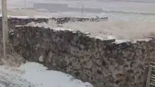 برف پاییزی در سلماس