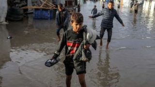 رنج مردم غزه با باران تشدید شد