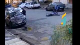 حرکات نمایشی با موتور در تبریز حادثه آفرید حرکات نمایشی با موتور در تبریز حادثه آفرید