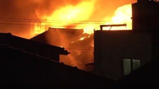 آتش سوزی گسترده در ژاپن