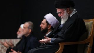 شب اول مراسم عزاداری ایام فاطمیه با حضور رهبر معظم انقلاب برگزار شد