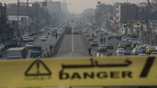 ۱۷ ایستگاه کیفیت هوای تهران در وضعیت قرمز