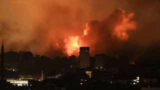 حملات گسترده رژیم صهیونیستی به شمال و جنوب نوار غزه