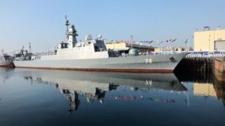 این ناوشکن می تواند ۱۸ فروند موشک شلیک کند | اولین تصاویر از ناوشکن سهند بعد از ارتقا