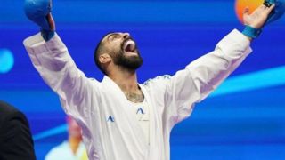 کاراته قهرمانی جهان| صعود مقتدرانه اباذری به دیدار نهایی/ ۲ طلا و یک برنز در انتظار ایران