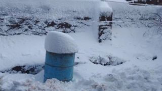 تصاویری زیبا از بارش برف پاییزی در بخش سارال دیواندره