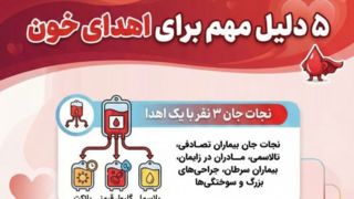  ۵ دلیل مهم برای اهدای خون