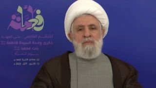 شیخ نعیم قاسم: هرگز سلاح خود را زمین نمی‌گذاریم