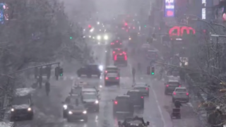 نیویورک برفی در آخر هفته میلادی